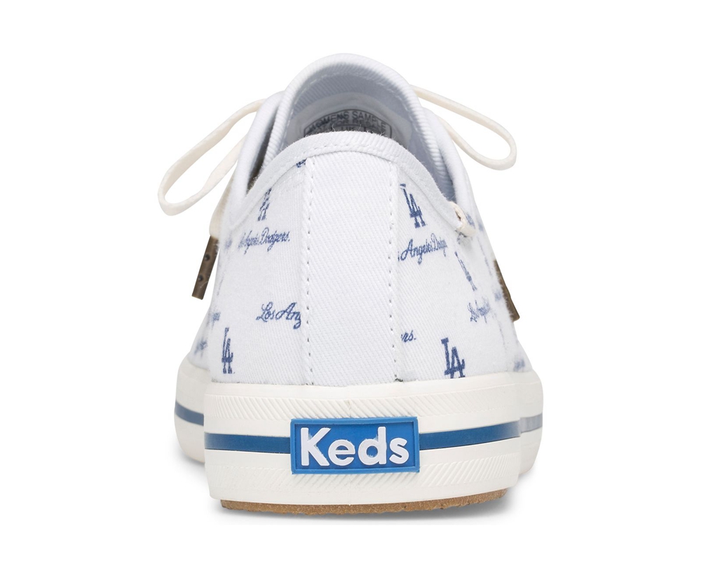 Keds Sneaker Damen Weiß/Blau - Kickstart Mlb® - TJF-783950